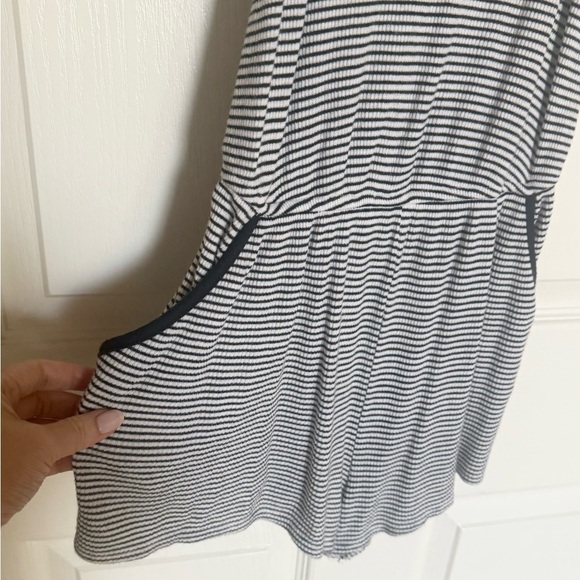 Silence + Noise Monochrome Striped Romper - Size XS - Picture 3 of 7